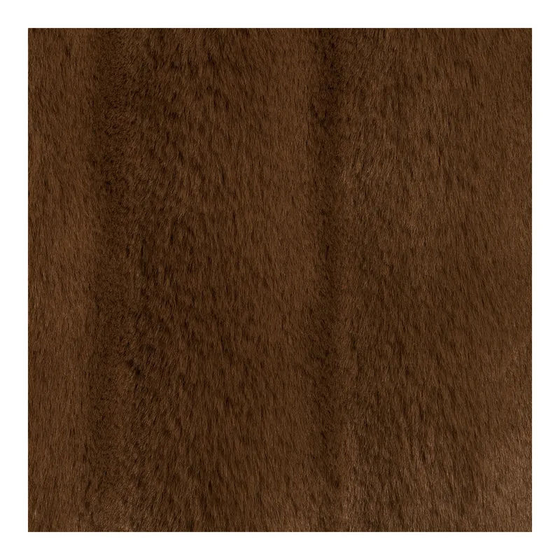 Poduszka MEBLIVA Galena Sztuczne Futro 45x45 cm - Brązowa