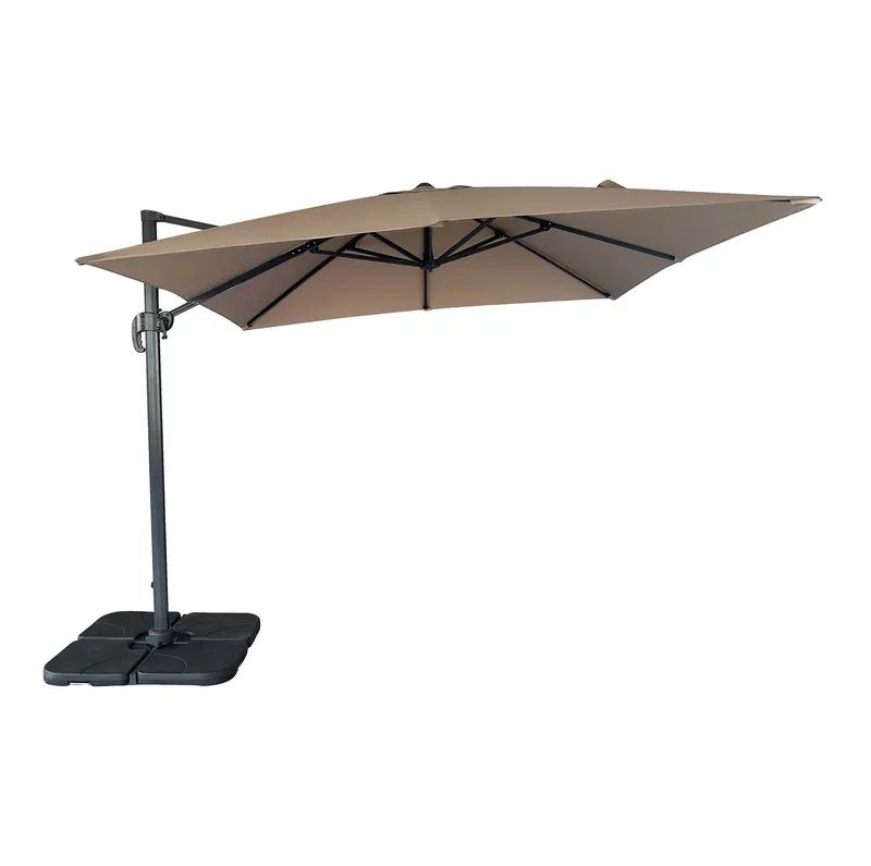 Parasol Ogrodowy GARDIVA Baza Aluminiowy 295x295 cm - Piaskowy
