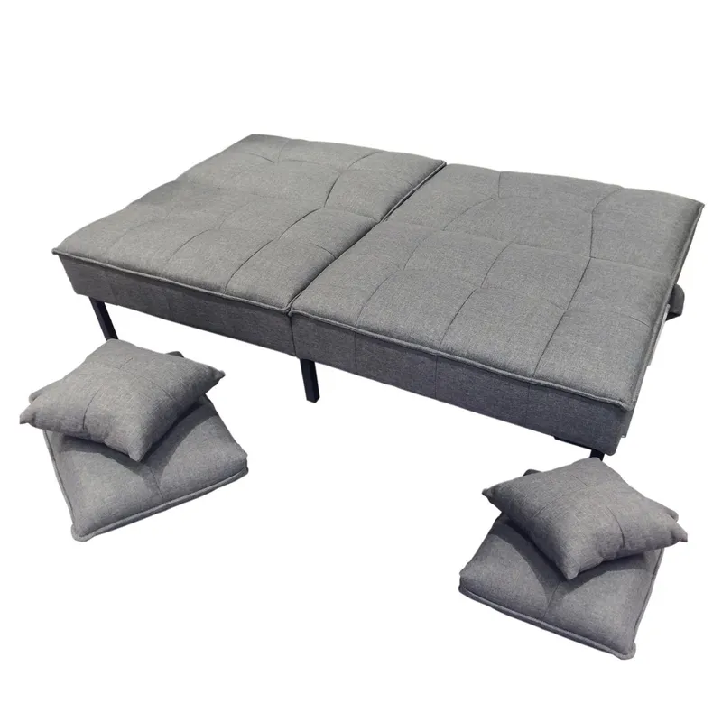 Sofa Rozkładana MEBLIVA Lurif Skandynawska 197 cm - Szara