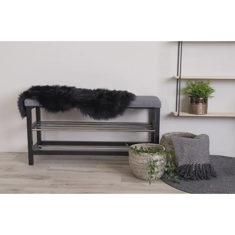 Poduszka Na Krzesło MEBLIVA Futerko 50x85cm Klasyczne - Czarny