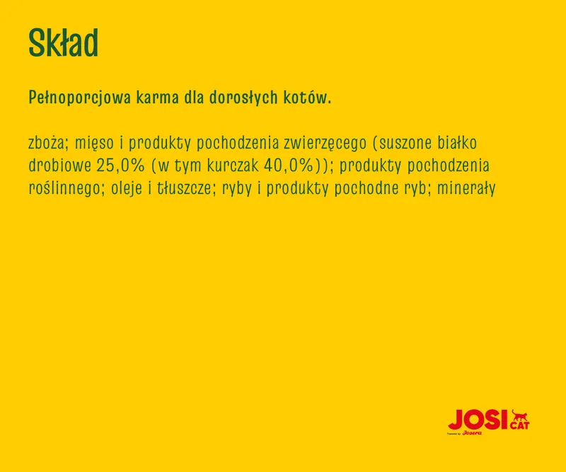 Josera JosiCat Crunchy Chicken 18kg
