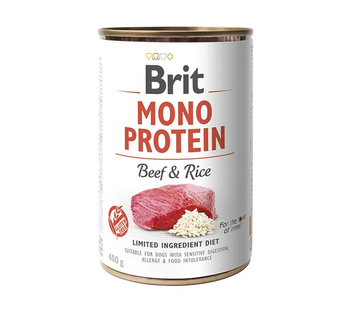 Brit Mono Protein Beef & Brown Rice 400g