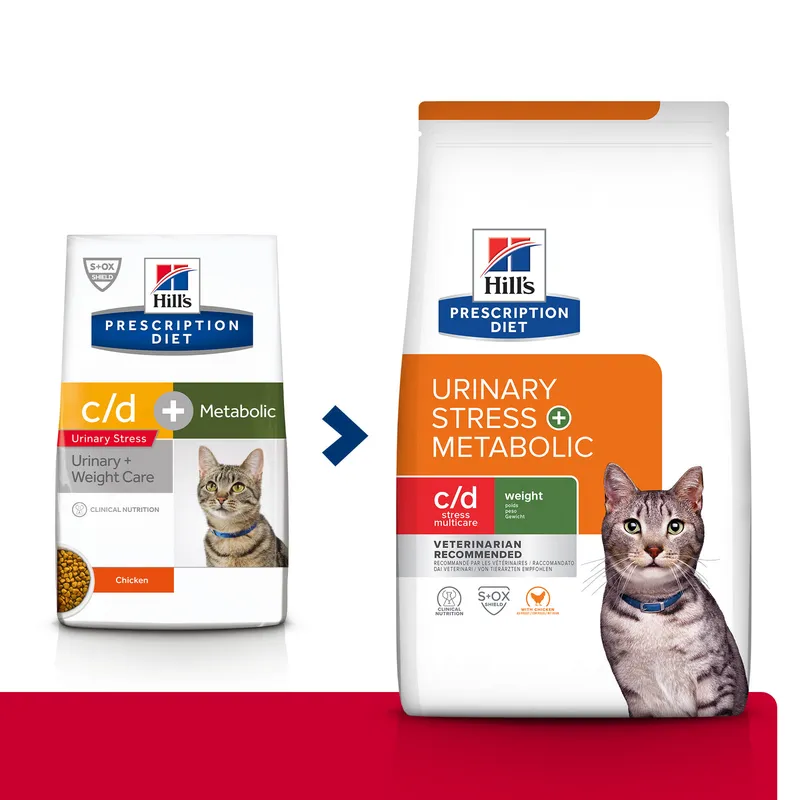 Hill's PD Prescription Diet C/D Urinary Stress + Metabolic Feline 3kg