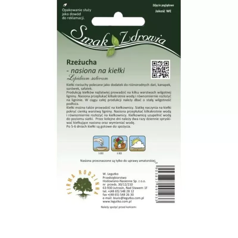 Nasiona Na Kiełki – Rzeżucha 30 g