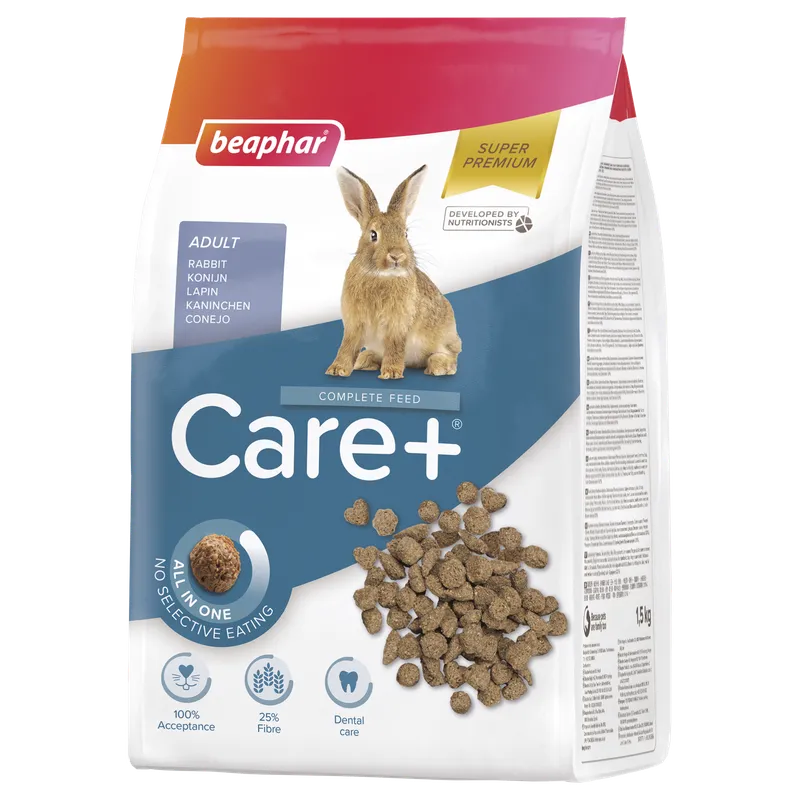 BEAPHAR Care+ Rabbit Karma Super Premium Dla Królików 1,5kg