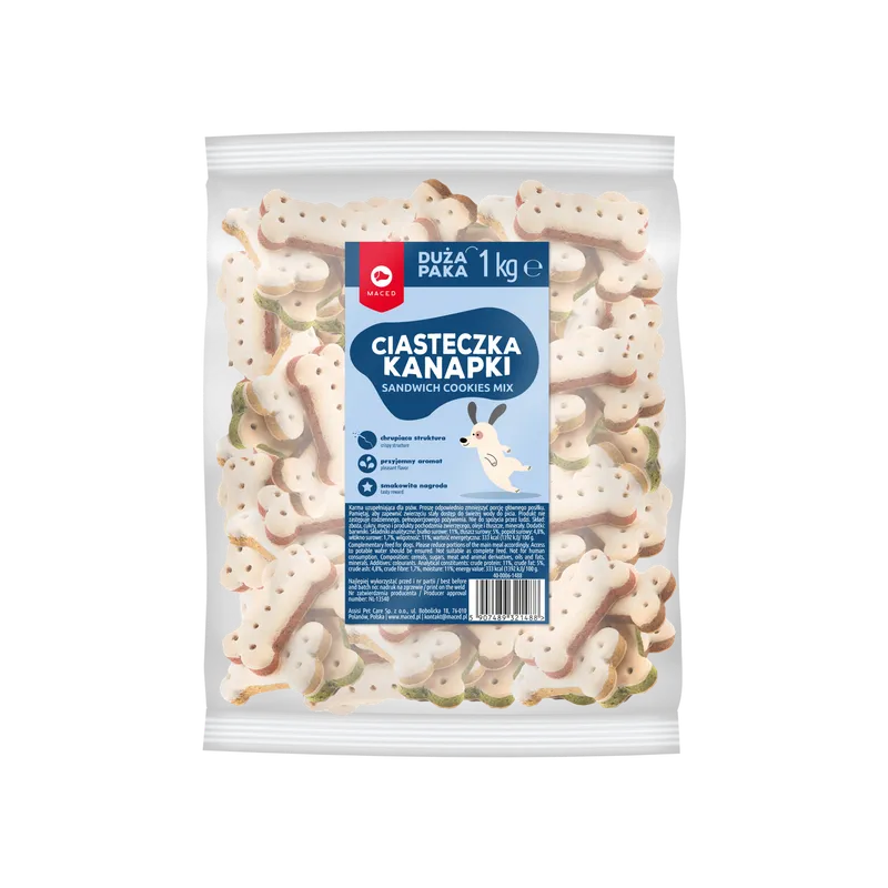 Maced Ciastka Kanapka Kostka Mix 1kg