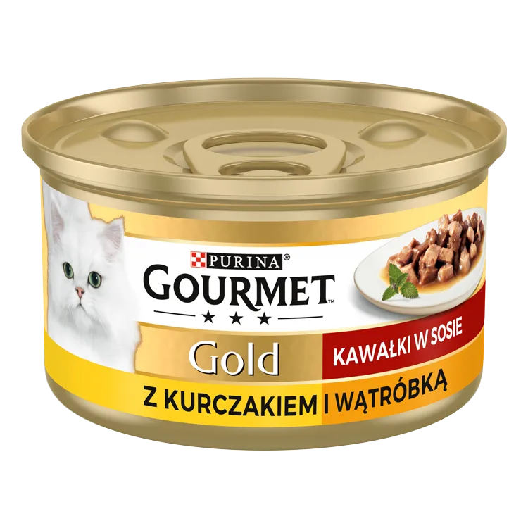Purina Gourmet Gold Kurczak/ Wątróbka W Sosie 85g