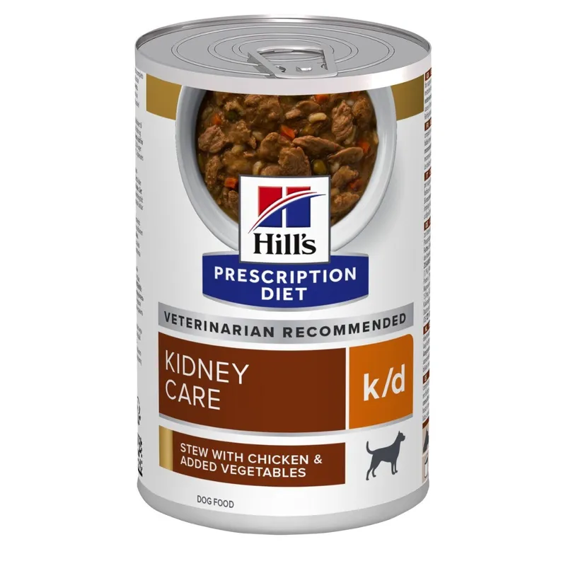 HILL’S Prescription Diet Canine K/D Chicken Stew 354 g – Mokra Karma Dietetyczna Dla Psów