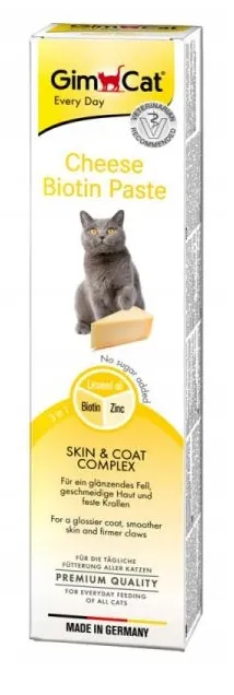 Gimcat Pasta Z Biotyną I Serem Dla Kota 50g