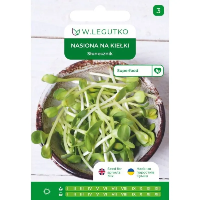 Nasiona Na Kiełki – Słonecznik