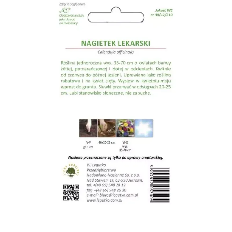 Nagietek Lekarski Mieszanka Kwiatów Jednorocznych GARDIVA 1,5 g