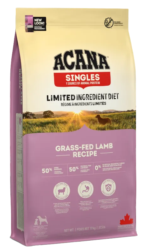 Acana Singles Grass-Fed Lamb 17kg