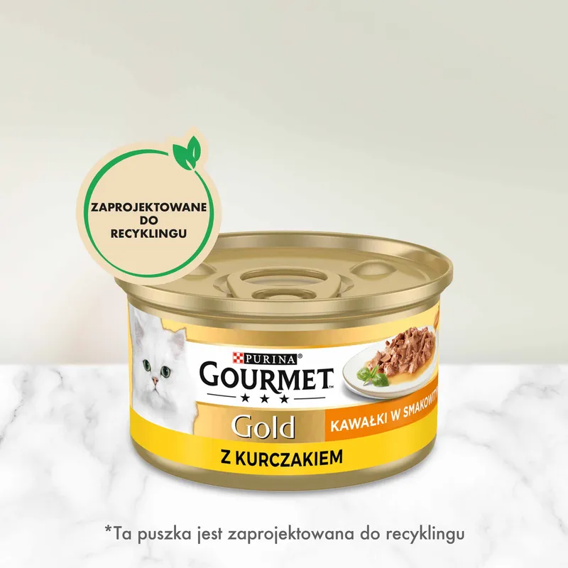 Purina Gourmet Gold Sauce Delight Z Kurczakiem 85g
