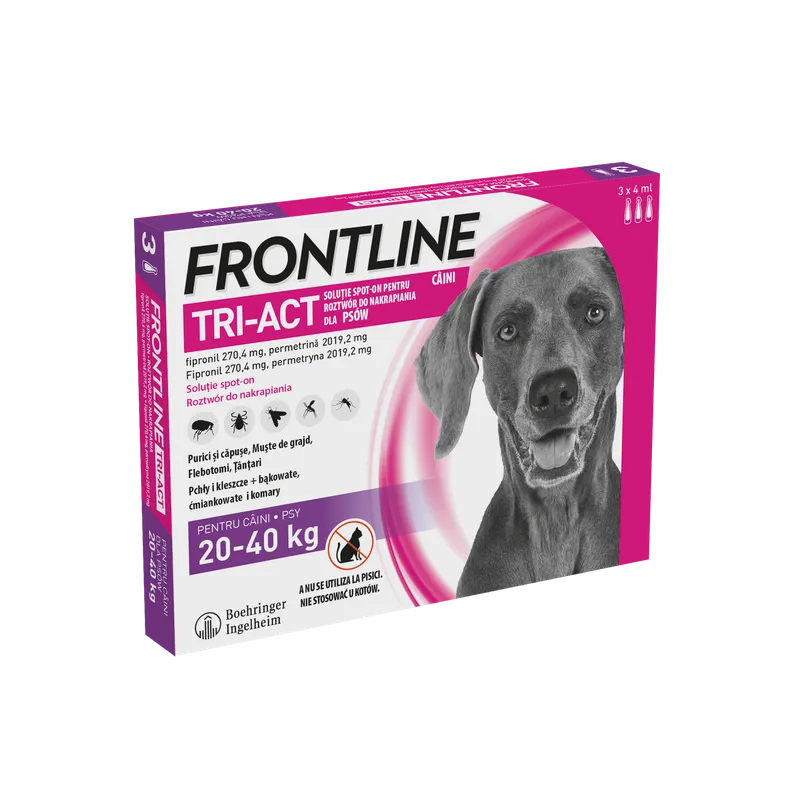FRONTLINE Tri-Act Dla Psów 3x4ml