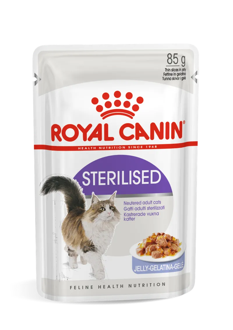 ROYAL CANIN Sterilised W Sosie 12x85g