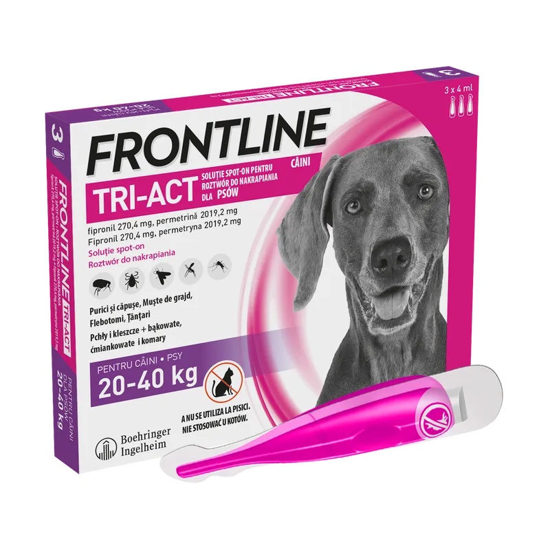 FRONTLINE Tri-Act Dla Psów 3x4ml