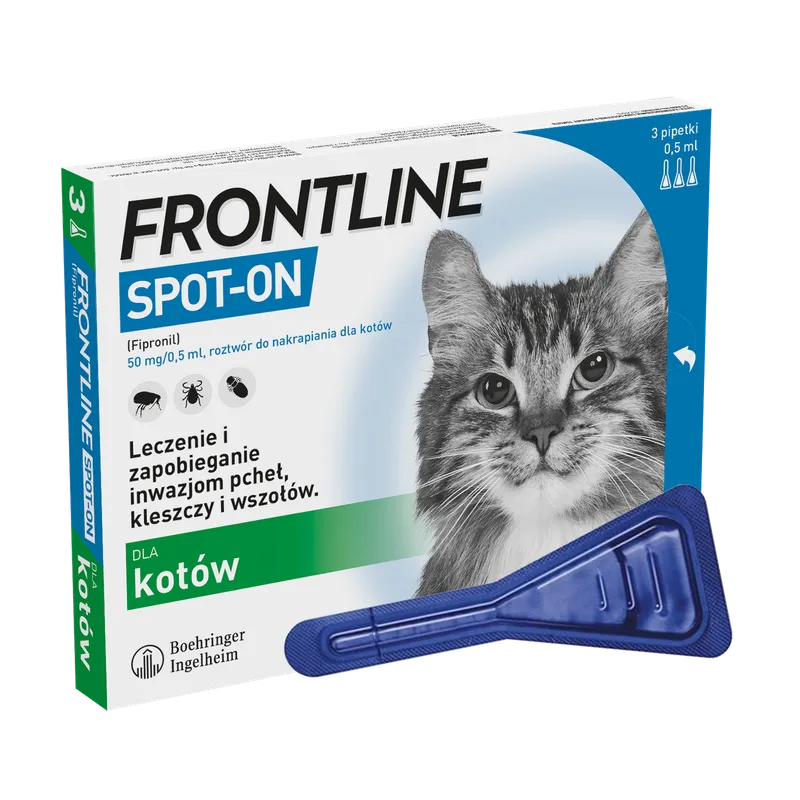 FRONTLINE Spot On Dla Kotów 3x0,5ml
