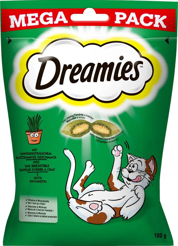 Dreamies 180g Przysmak Dla Kota Z Kocimiętką