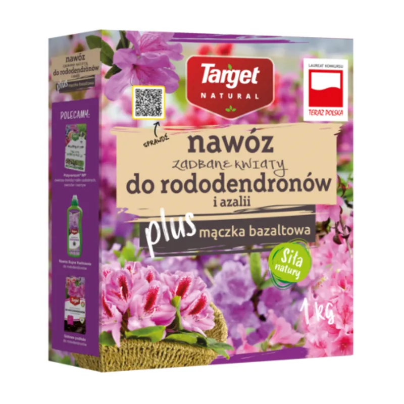 Nawóz Zadbane Kwiaty Do Rododendronów I Azalii Z Mączką Bazaltową 1 kg
