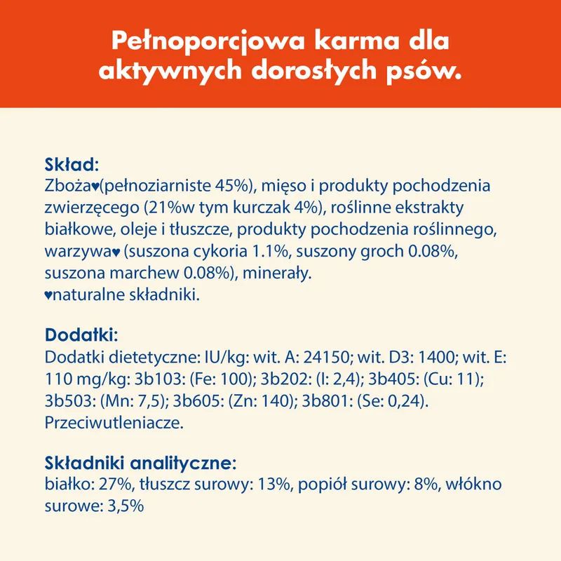Purina Dog Chow Active Adult Z Kurczakiem 14kg