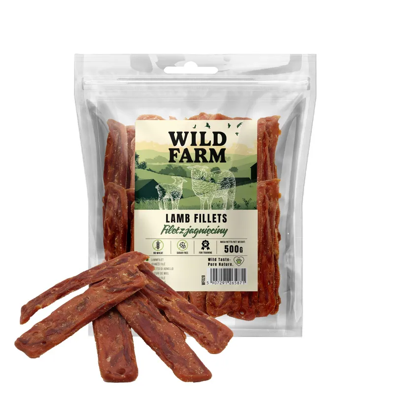 Przysmak Dla Psa Filet Z Jagnięciny Naturalny Bezzbożowy ZOOJOY 500 g