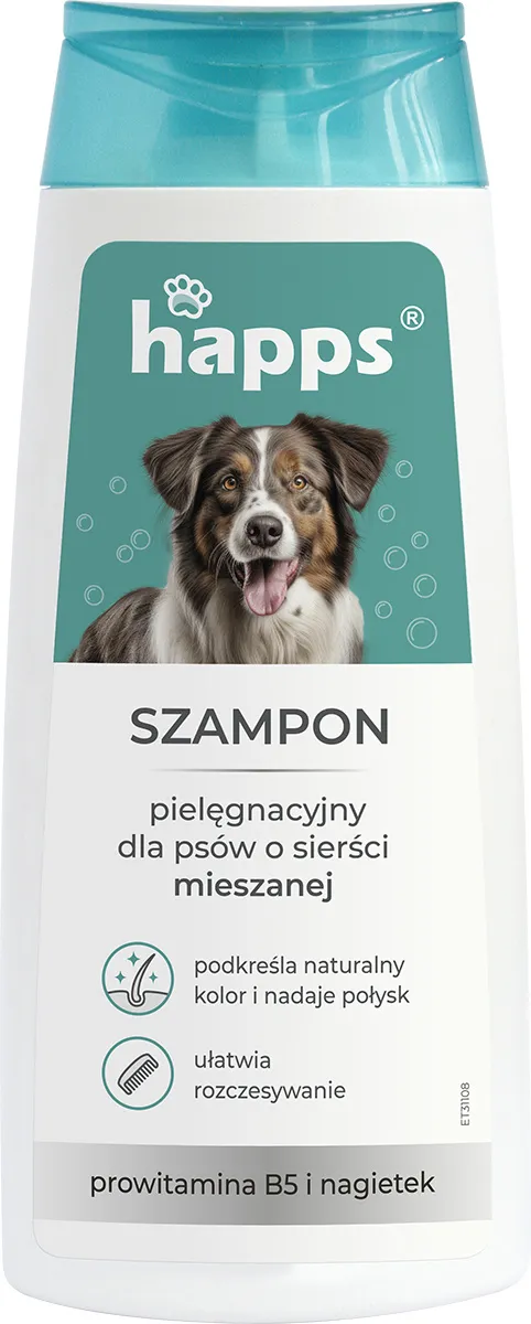 Bros Happs Szampon Pielęgnacyjny Dla Psów O Sierści Mieszanej 200ml