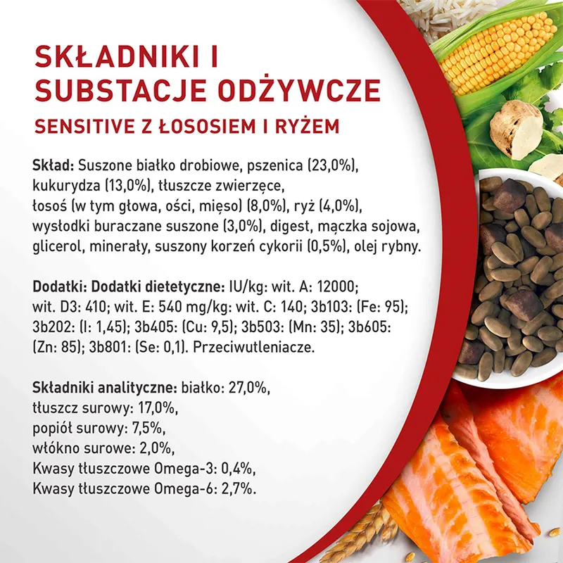PURINA ONE Mini Delicate Łosoś, Ryż - Sucha Karma Dla Psa - 800 g