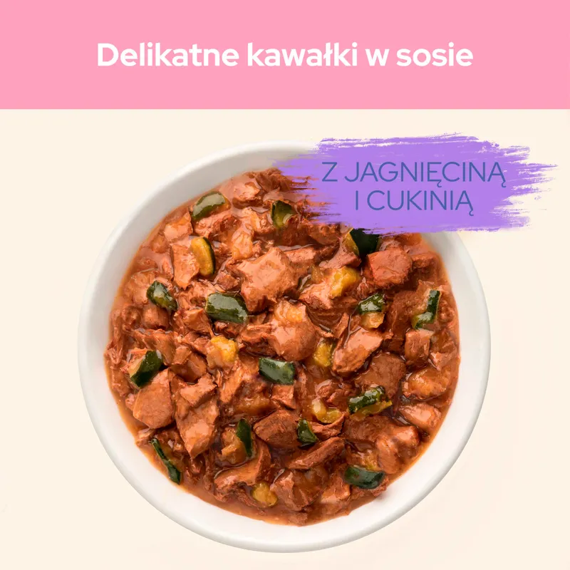 Purina Cat Chow Kitten Karma Z Jagnięciną I Cukinią W Sosie 85g