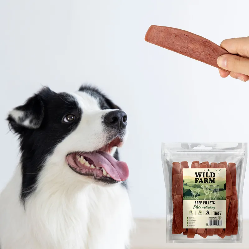 Przysmak Dla Psa Filet Z Wołowiny Naturalny Bezzbożowy ZOOJOY 500 g