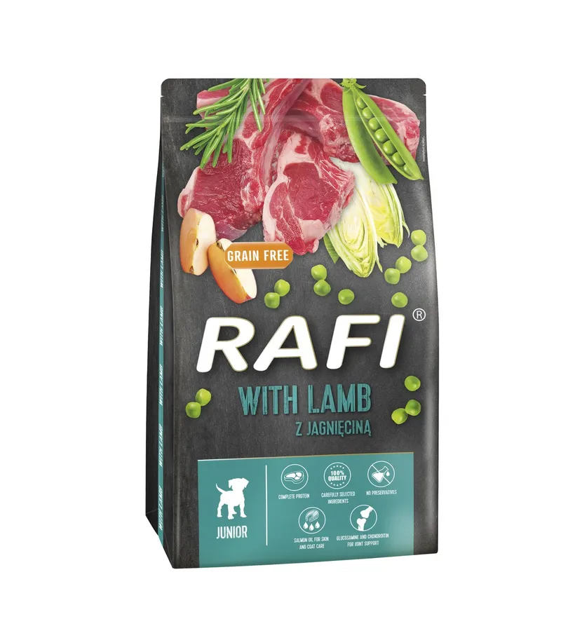 Dolina Noteci Rafi Junior Karma Sucha Dla Psa Z Jagnięciną 10kg