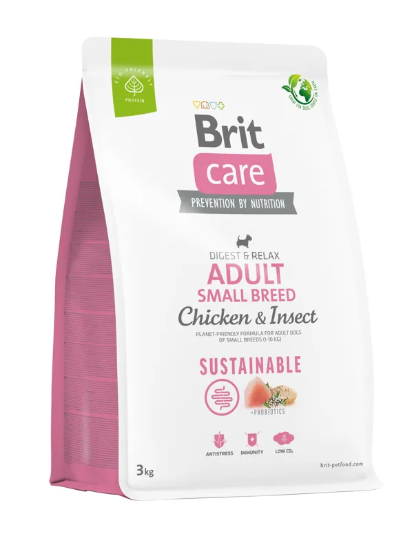 Karma Dla Psa Dorosłego Małych Ras Z Kurczakiem I Insektami ZOOJOY 3 kg