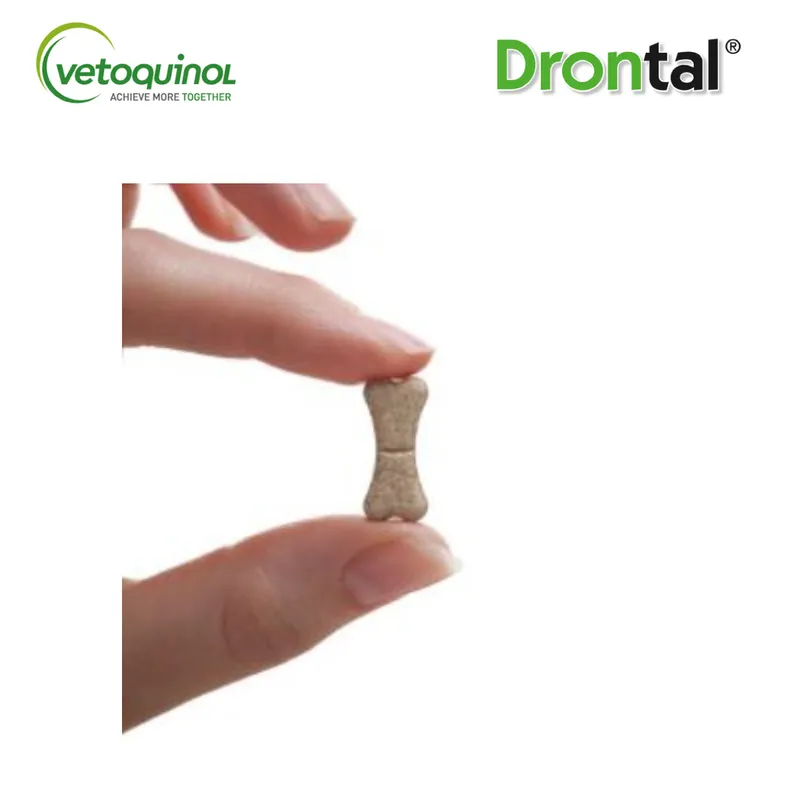 VETOQUINOL Drontal - Dog Flavour Tabletki Dla Psów 2TABL. (Kostki)