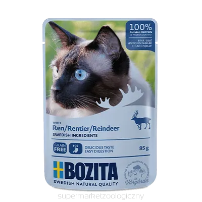 Karma Mokra Dla Kota Kawałki W Galaretce Z Reniferem ZOOJOY 85 g