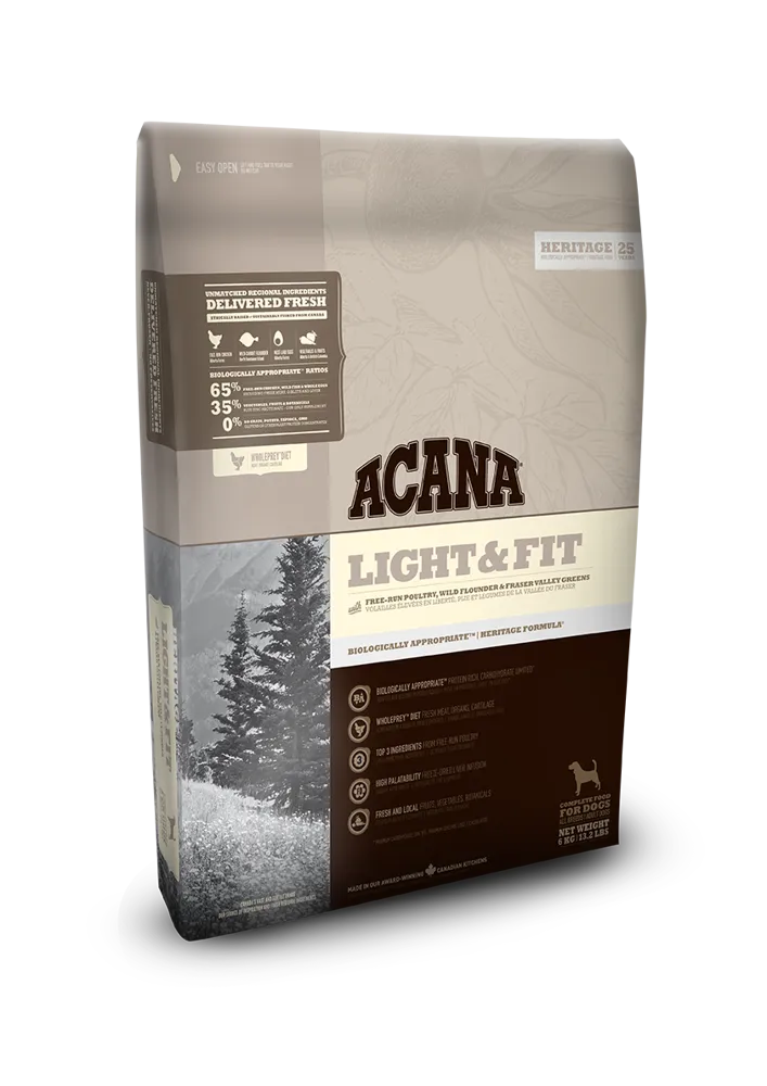 Acana Heritage Light & Fit Dog 6kg