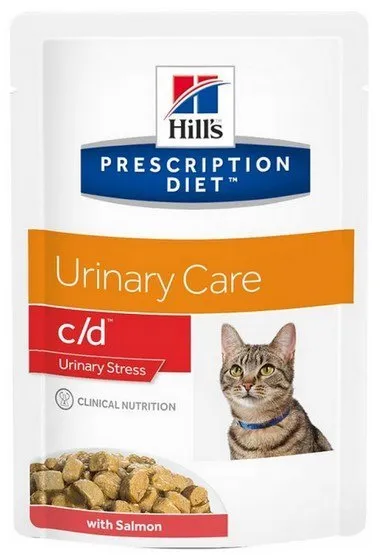 Hill's Prescription Diet C/D Urinary Stress Feline Salmon 85g