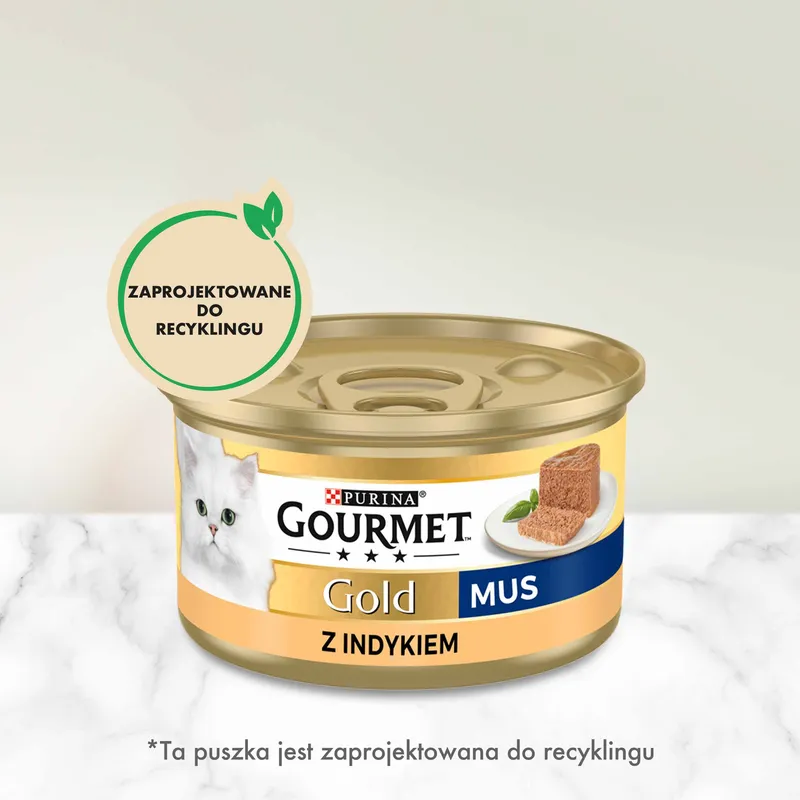 Purina Gourmet Gold Mus Z Indykiem 85g