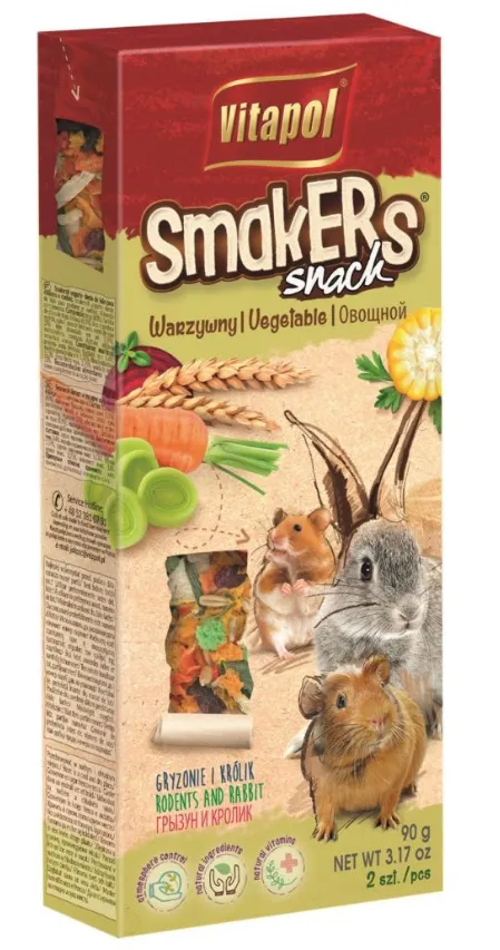 Vitapol Smakers Warzywny Dla Gryzoni 2szt