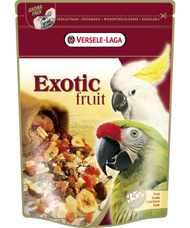 Versele-Laga Exotic Fruit Pokarm Z Owocami Dla Dużych Papug 600g