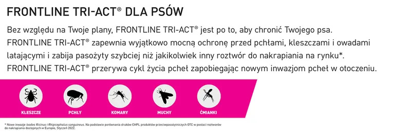 FRONTLINE Tri-Act Dla Psów 3x4ml