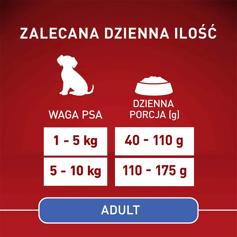 PURINA ONE Mini Adult Wołowina, Ryż - Sucha Karma Dla Psa - 800g