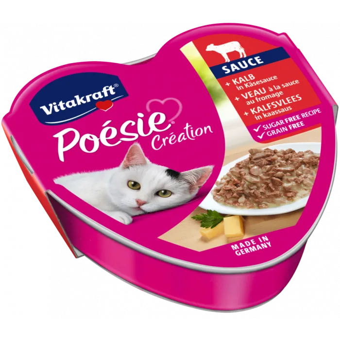 Vitakraft POESIE Mokra Karma Dla Kota Cielęcina Z Serem 85g