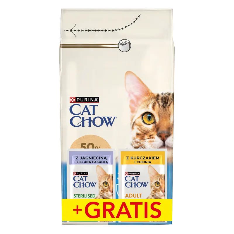 PURINA Cat Chow Special Care 3w1 - 1,5kg + Saszetki 2x85g GRATIS