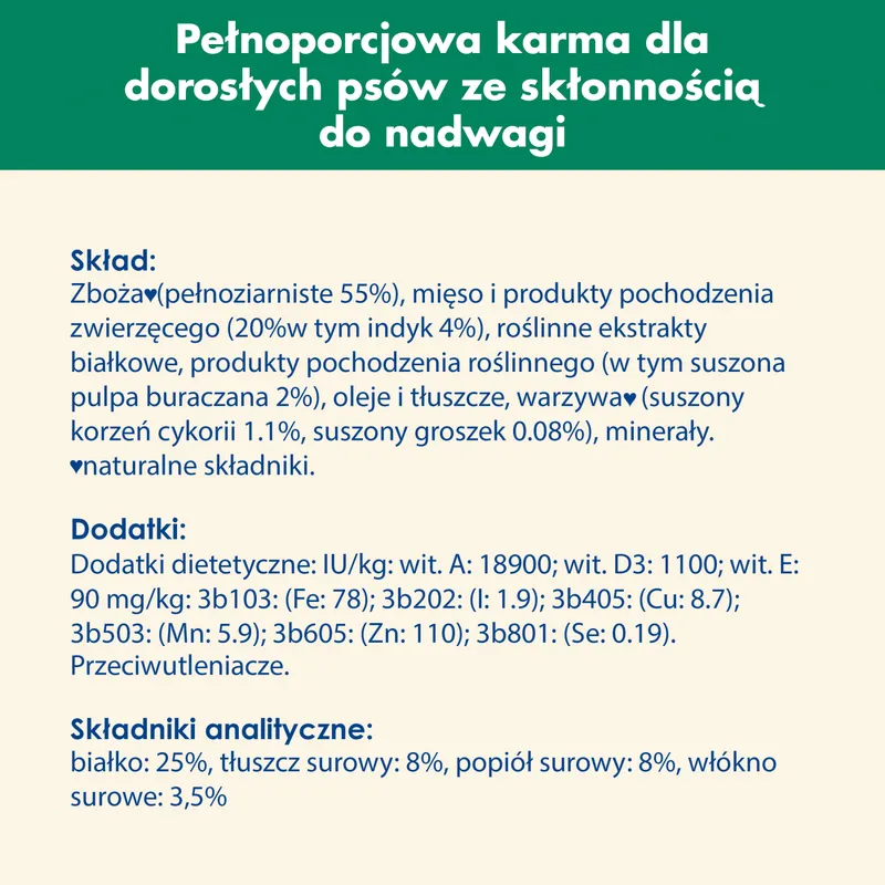 Purina Dog Chow Light Adult Z Indykiem 2,5kg