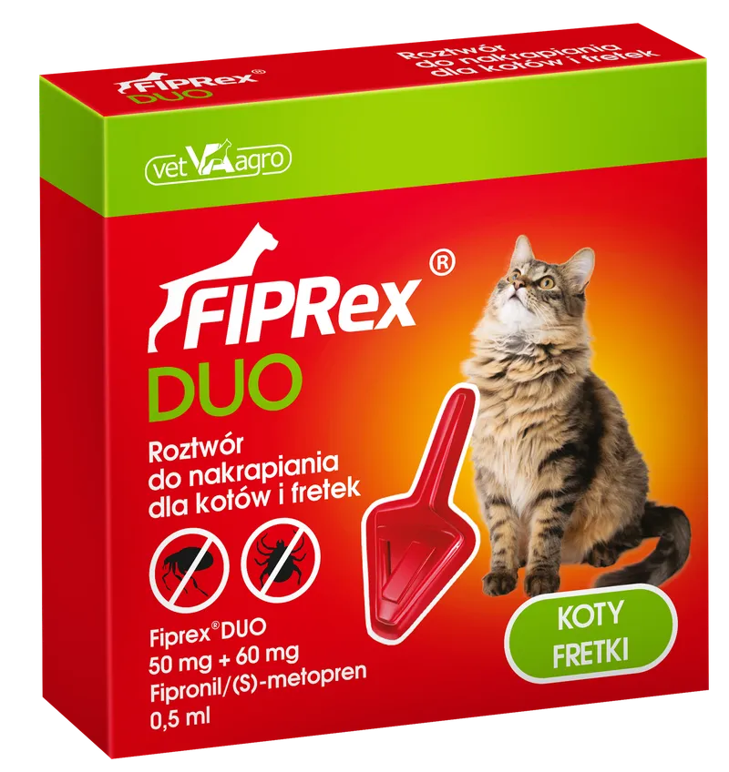Vet-Agro Fiprex Duo Kot, Fretka 0,5ml