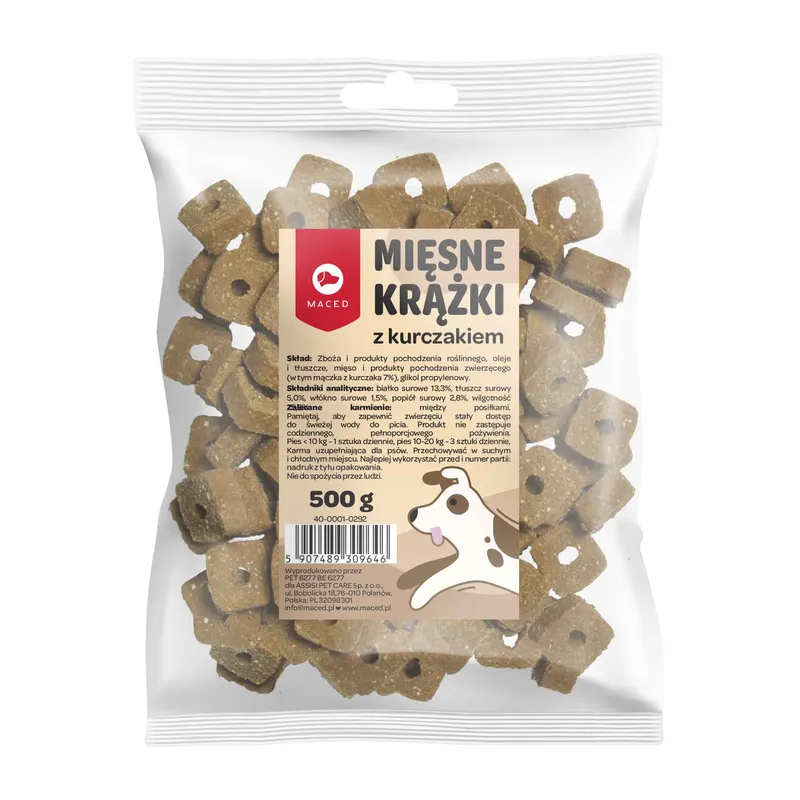 Maced Mięsne Krążki Z Kurczakiem 500g