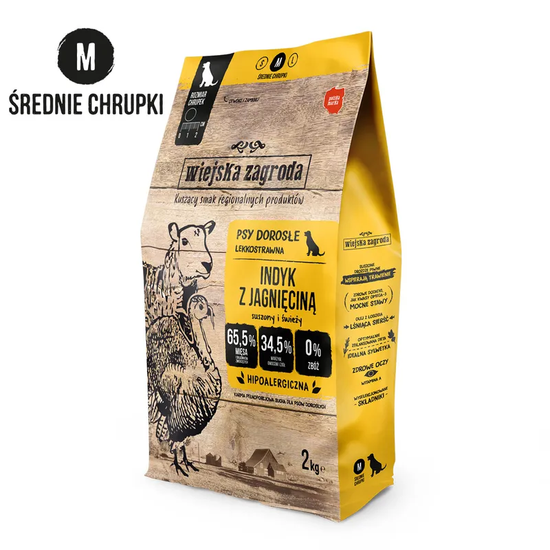 Wiejska Zagroda Indyk Z Jagnięciną M 2kg