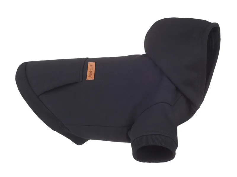 AMIPLAY Bluza Z Kapturem Texas 35cm - Czarna