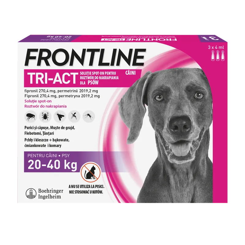 FRONTLINE Tri-Act Dla Psów 3x4ml