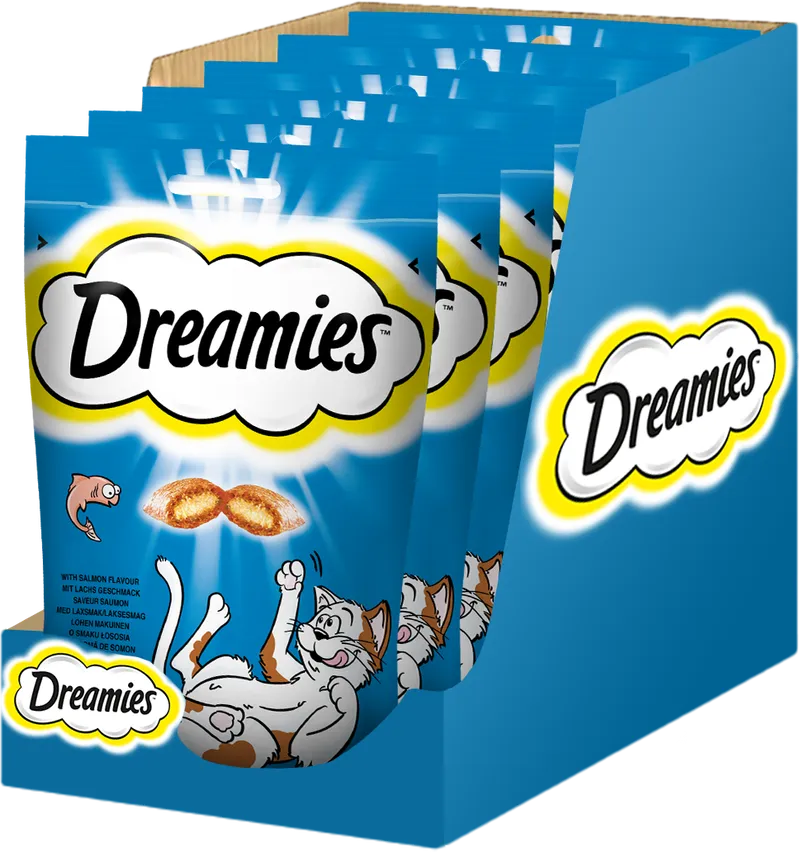 DREAMIES Przysmak Dla Kota Z Łososiem 60g