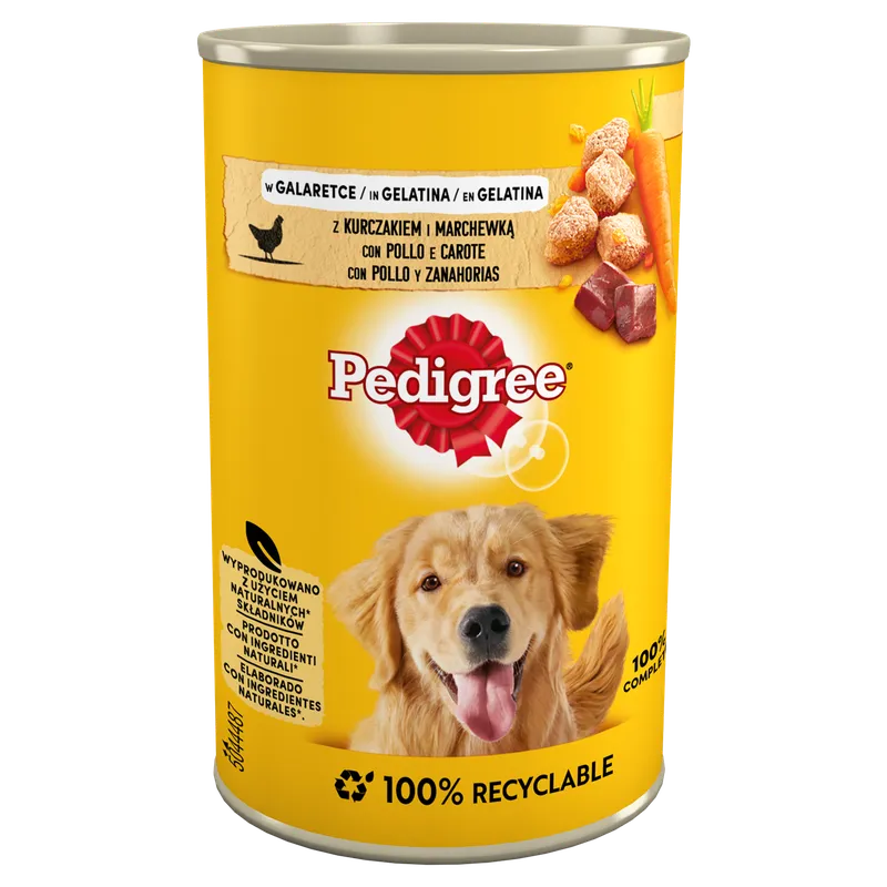 Pedigree Mokra Karma Dla Dorosłych Psów Z Kurczakiem I Warzywami W Galaretce 400g
